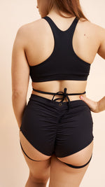 Lure You Shorts - High Waist Scrunch Garter Shorts