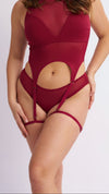 Ava Low Waist Basic Wine