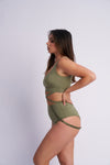Kehlani High Waist Bottom Green