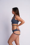 Kehlani Low Waist Bottom Recycled Steel Blue