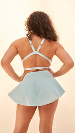 Free Flow Skort - High Waist Bottoms Crystal Blue