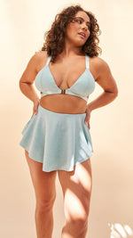 Free Flow Skort - High Waist Bottoms Crystal Blue