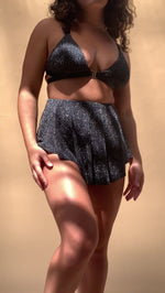 Free Flow Skort - High Waist Bottoms Crystal Black