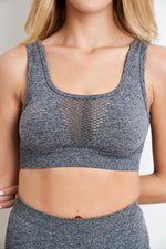 Gabi Crop - Shaping Breathable Crop Recycled Grey