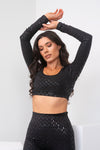 Sticky Grip Crop - Long Sleeve Crop Recycled