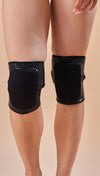 Velcro Sticky Grip Knee Pads Black