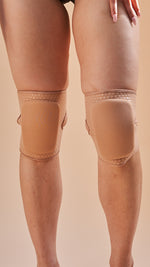 Velcro Sticky Grip Knee Pads Nude