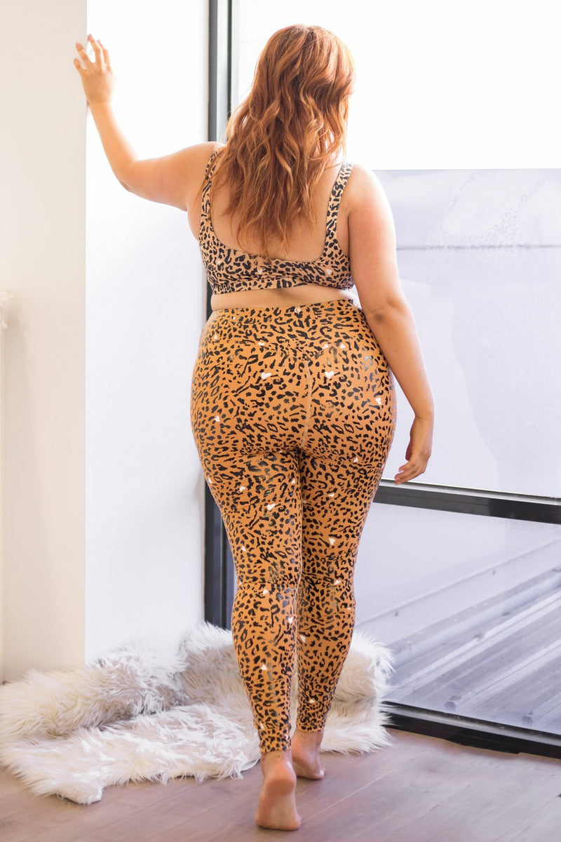 Sticky Grip Leggings Leopard