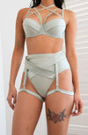 Brianna Bottom - Adjustable Garter High Waisted Bottom Recycled