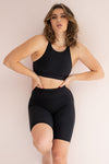 Sculpting Bike Short Recycled Black