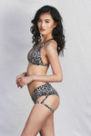 Zeta Top - Triangle Top Grey Leopard