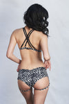 Zeta Top - Triangle Top Grey Leopard