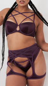 Letty Bra - Satin Strappy Criss Cross Underwire Bra