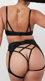 Letty Brief - Satin Strappy Cut Out Brief